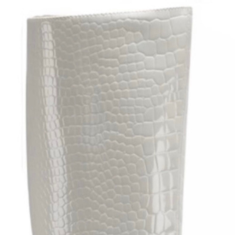 NWT INC Rajel White Crocodile High stiletto Heels Tall to the knee Boots New Box - Picture 10 of 12